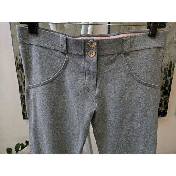 Freddy Wrup Jegging Pants Women Size Medium Gray Casual Made In Italy - Picture 2 of 10